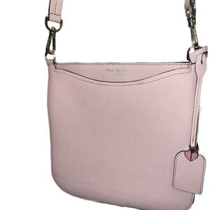 Kate Spade New York Margaux Refined Grain Leather Light Pink Large Crossbody